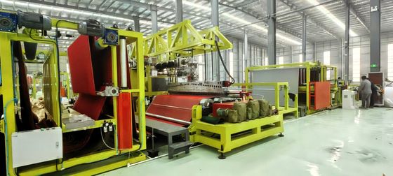 2 Extruders Co Extrusion TPE Carpet Backing Machine With Adjustable Speed 2 एक्सट्रूडर Co एक्सट्रूज़न टीपीई कार्पेट बैक मशीन समायोज्य गति के साथ