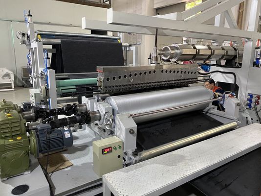 कोरिया ग्राहक के लिए 2M TPE Carmat कालीन बैकिंग मशीन